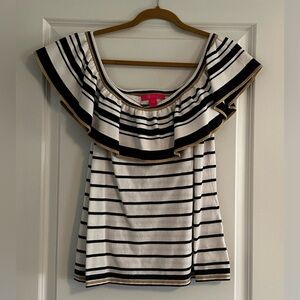 Lilly Pulitzer off shoulder top.  Size L